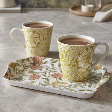 Morris & Co. Fruit & Marigold Mug & Tray Set